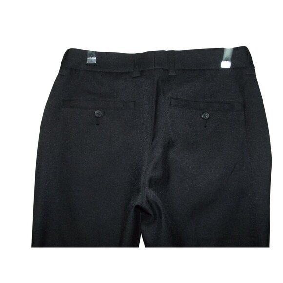 oobe Pants Womens 14 x 33" Black Polyester Flat Front straight leg Uniform Work - Picture 7 of 9